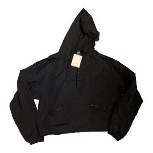 Champion Women's Black Hooded Windbreaker Jacket